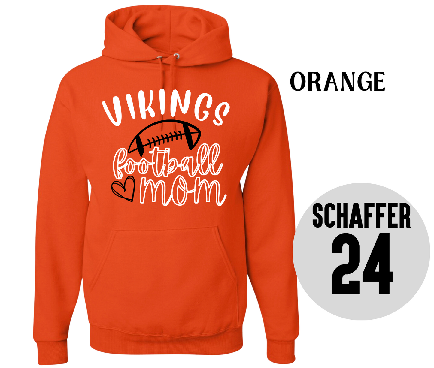 Vikings Football Mom Hoodie