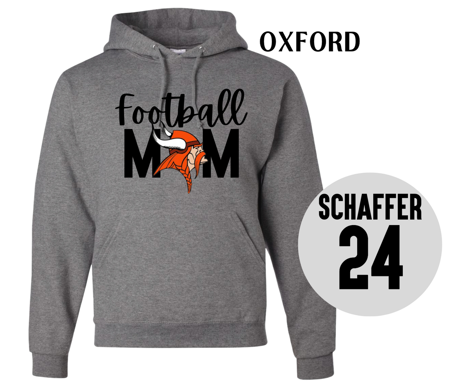 Viking Football Mom Hoodie