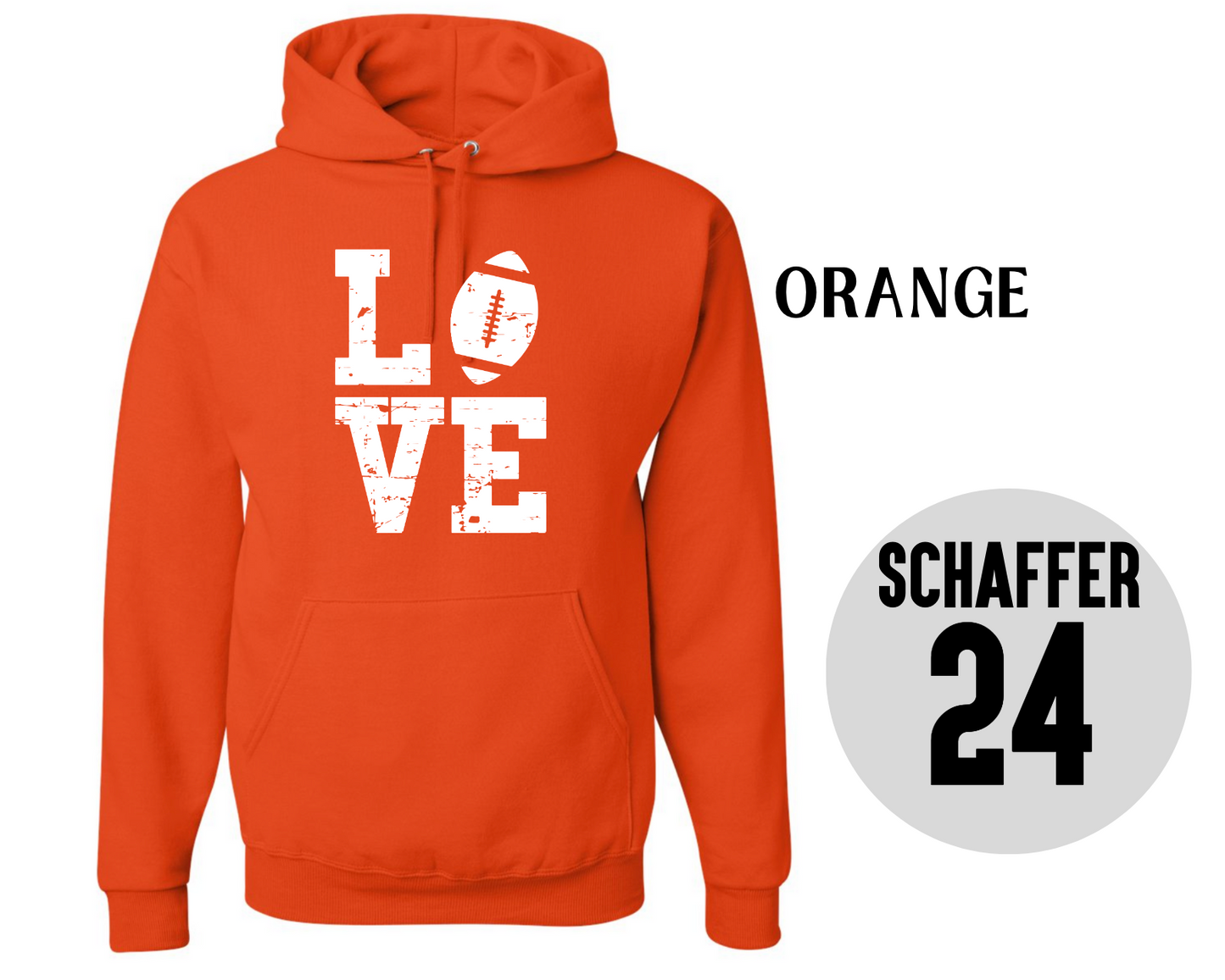 Love Football Hoodie