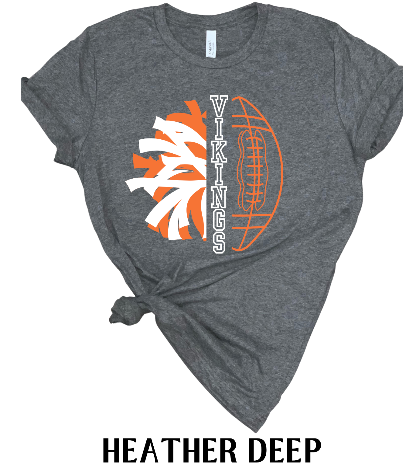 Vikings Pom & Football Tee