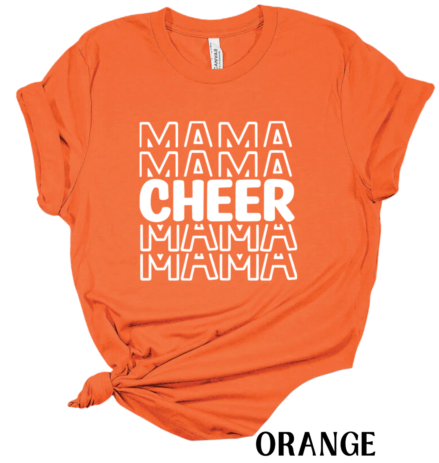 Mama Cheer Stacked Tee