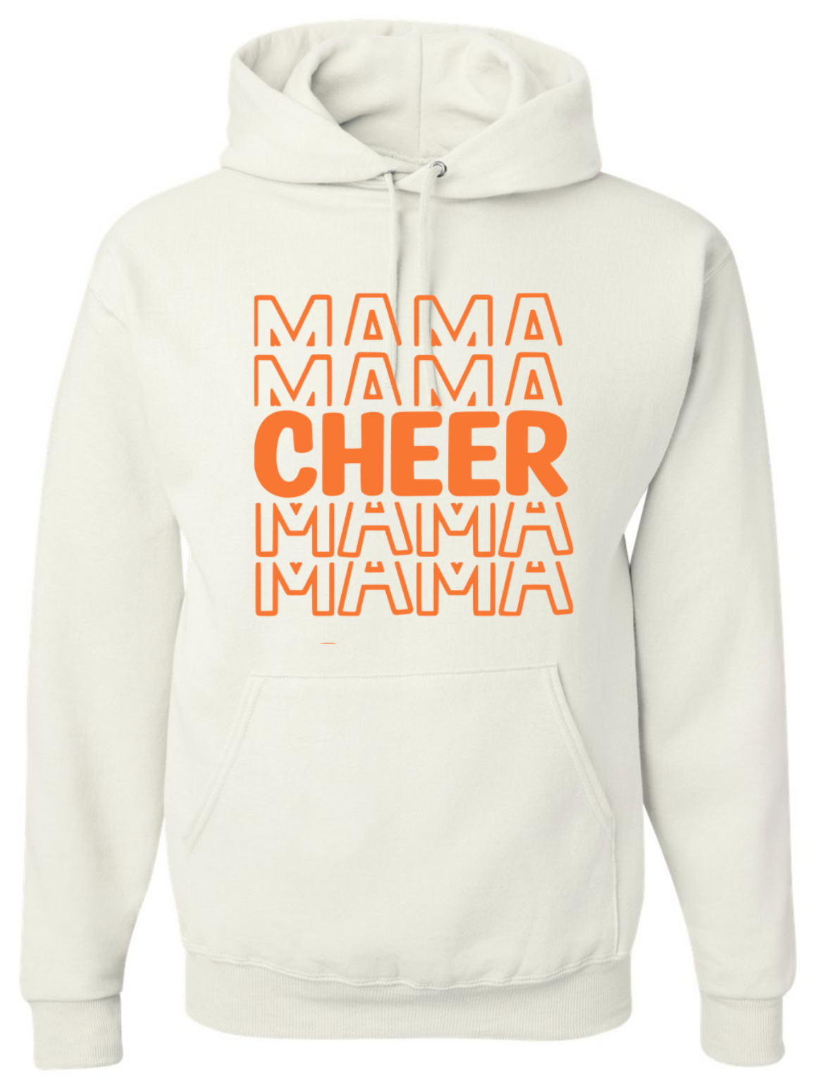 Mama Cheer Stacked Hoodie | Crewneck