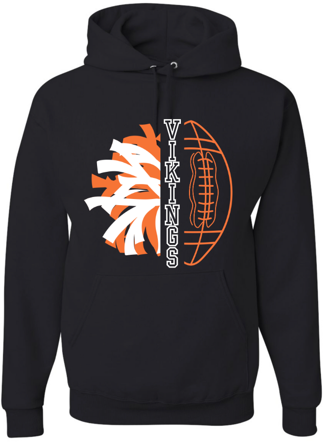 Vikings Pom Football Hoodie