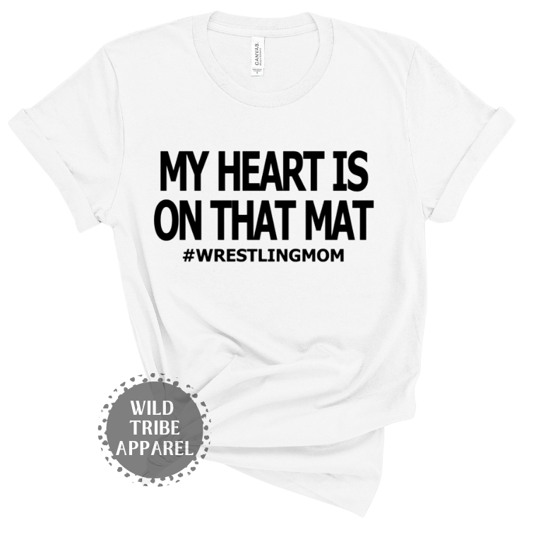 My Heart Wrestling Tee