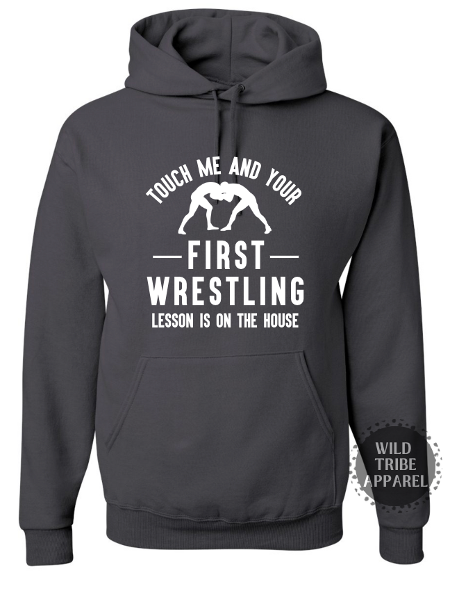 First Wrestling Lesson Hoodie