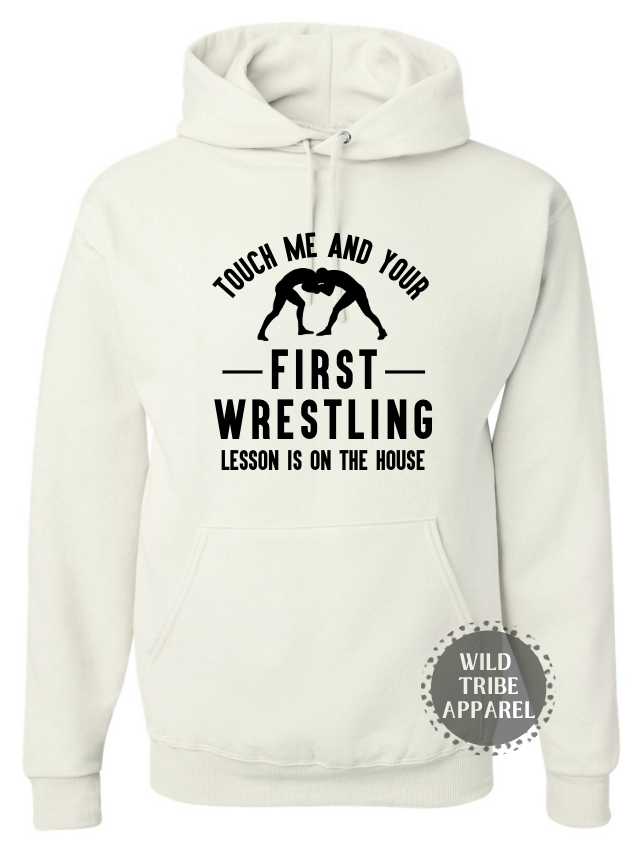 First Wrestling Lesson Hoodie