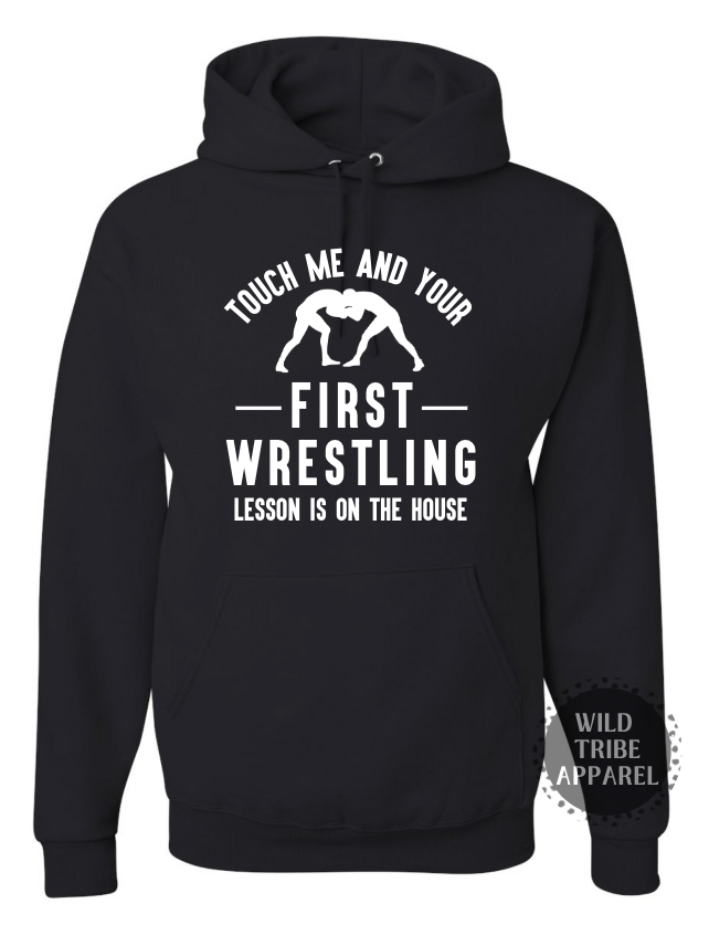 First Wrestling Lesson Hoodie
