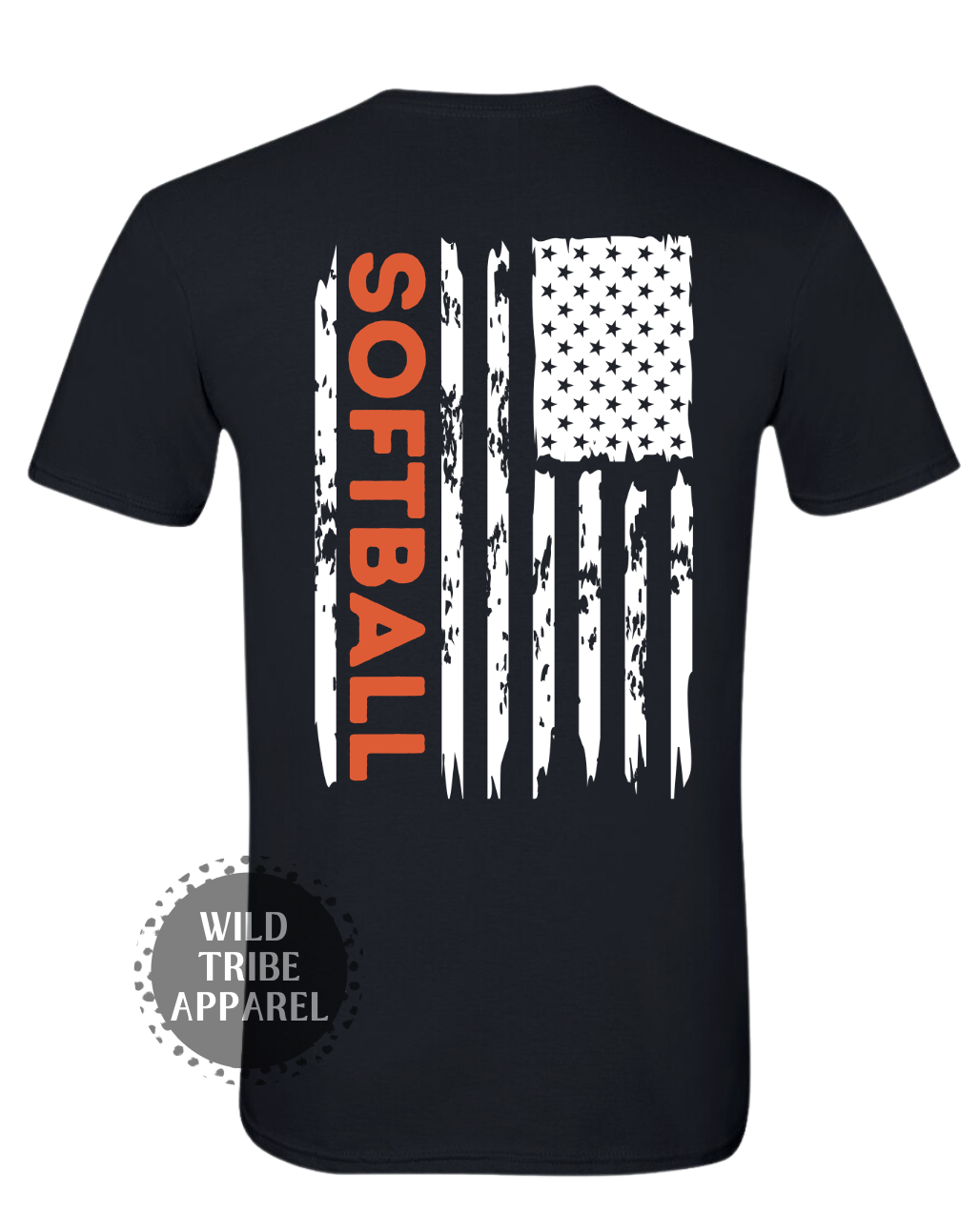 PV Baseball & Softball Flag Tee