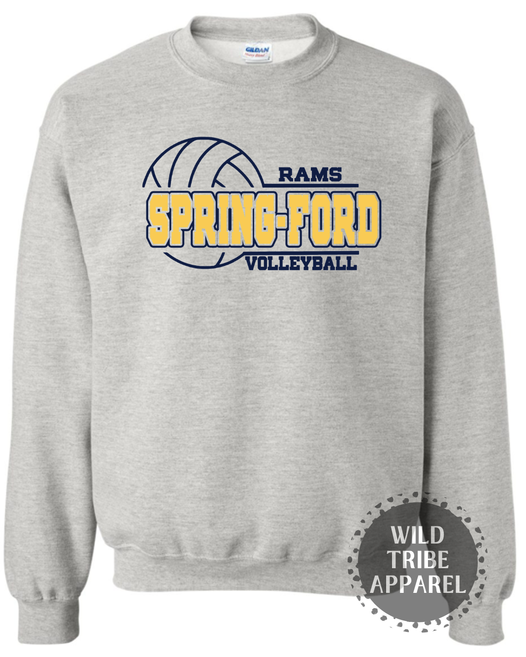Spring Ford Volleyball Crewneck