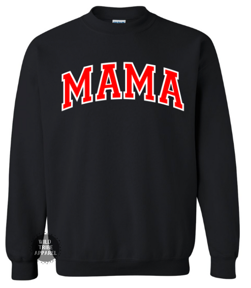 MAMA'S Puffed Crewneck | Valentine's Day
