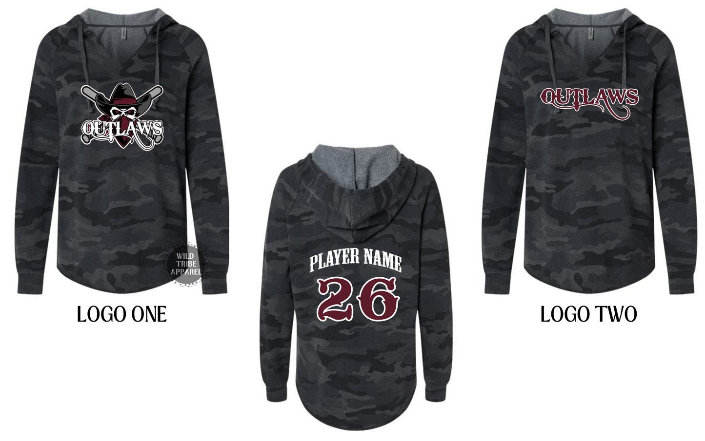 Women's Lightweight California Wave Hooded Sweatshirt