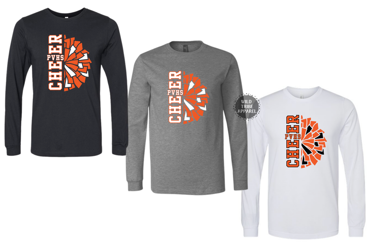 PVHS Cheer | Tee + Long-sleeve