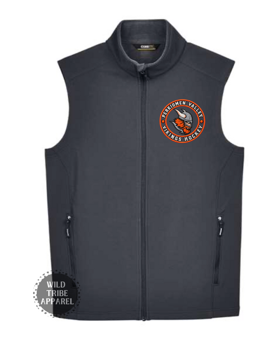 Ice Hockey Fleece Vest | Embroidered