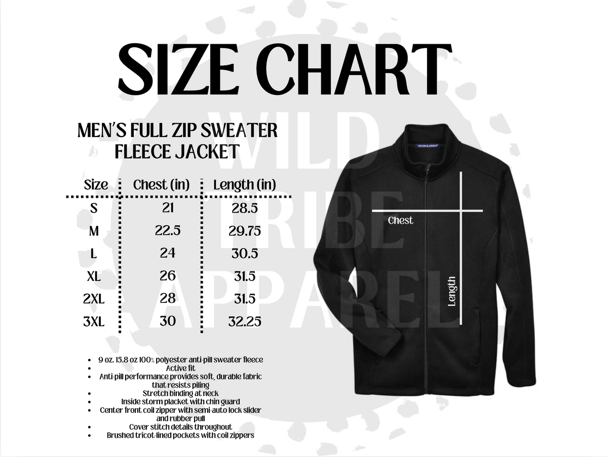 Ice Hockey Fleece Jacket | Embroidered