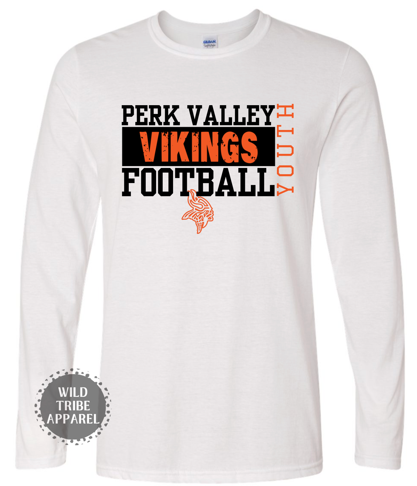 PV Vikings YOUTH Football Long Sleeve