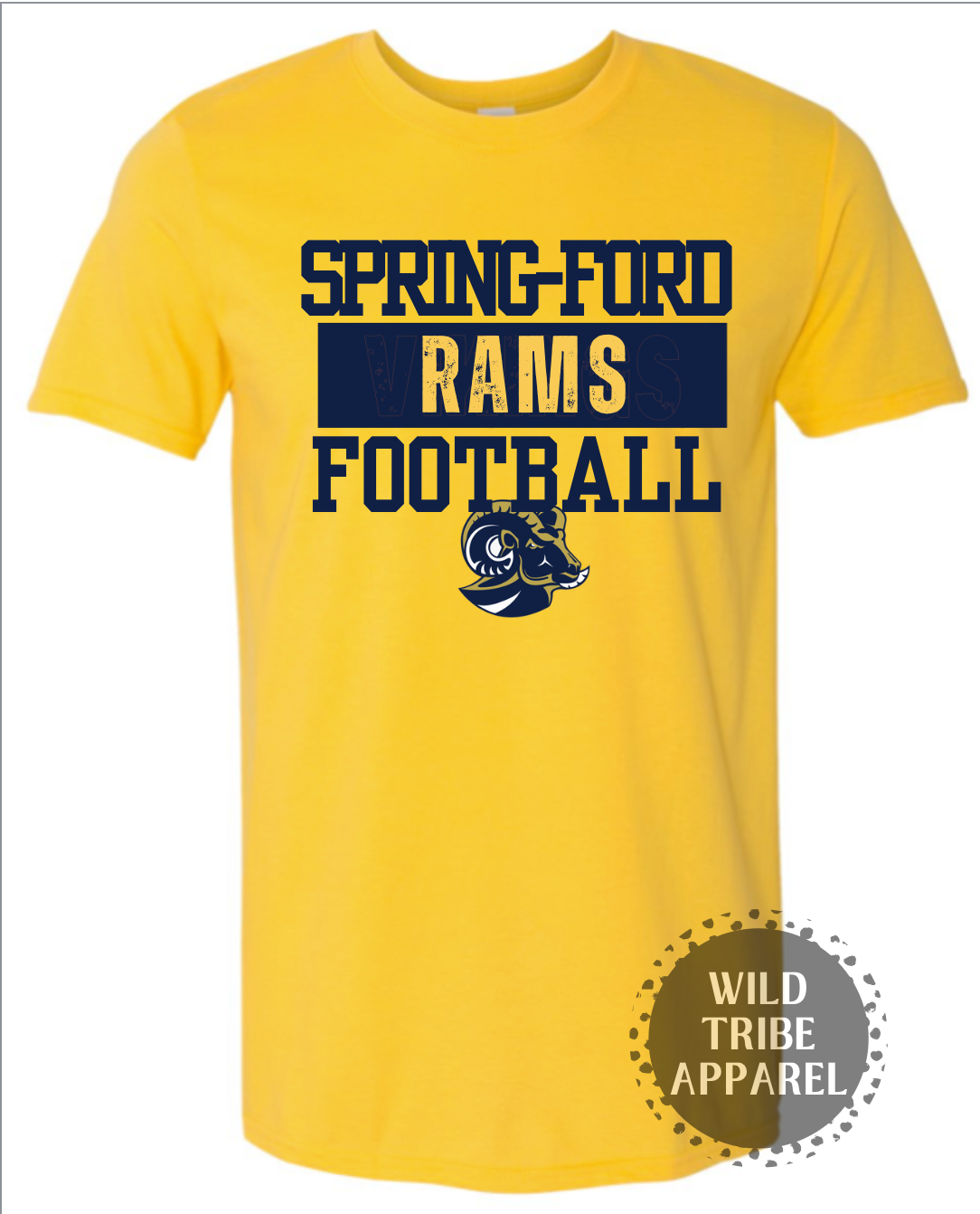 Spring-Ford Rams Football Tee