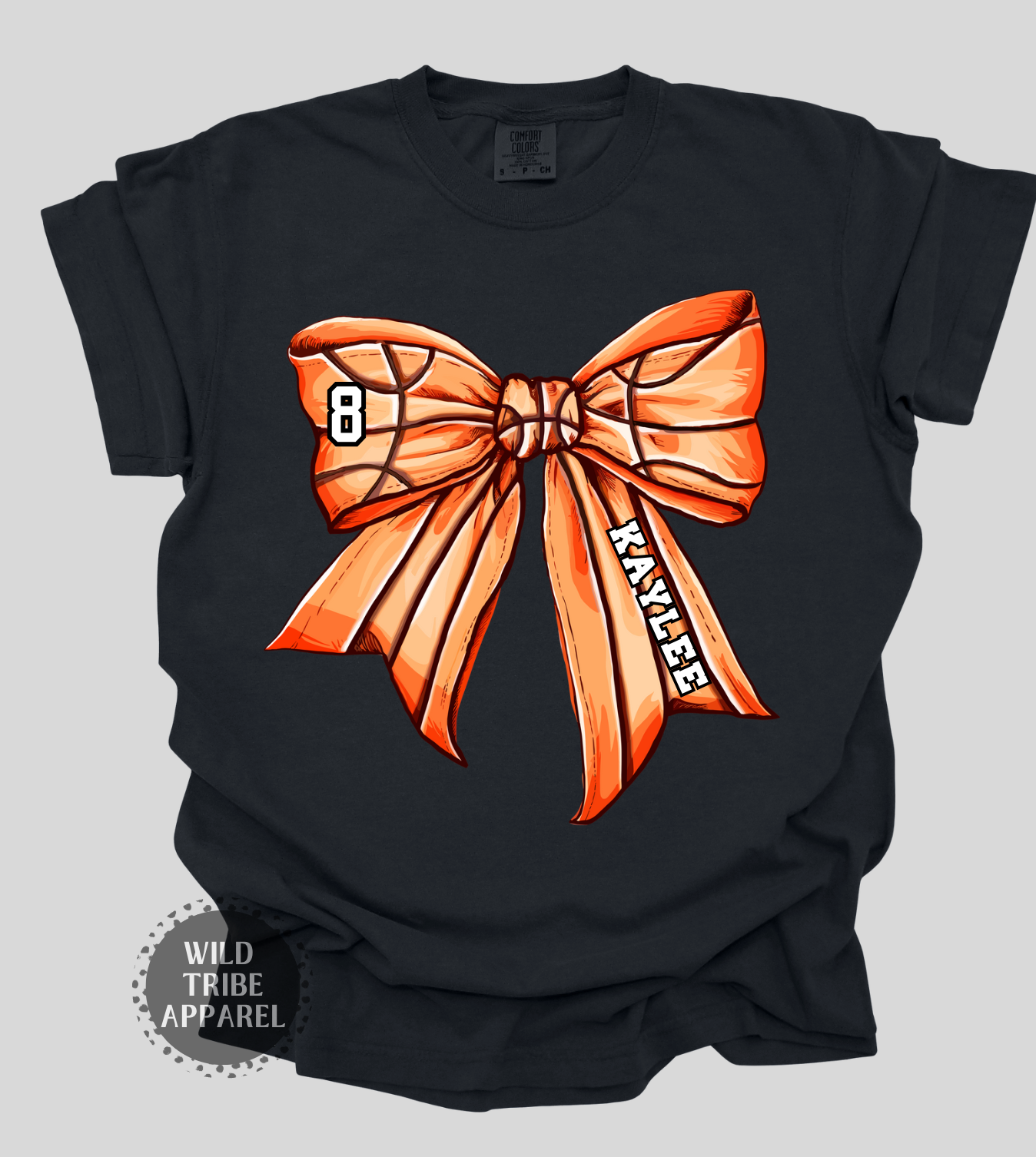 Basketball Bow Tee | COMFORT COLORS