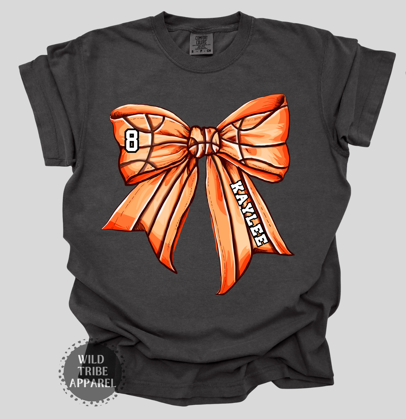 Basketball Bow Tee | COMFORT COLORS
