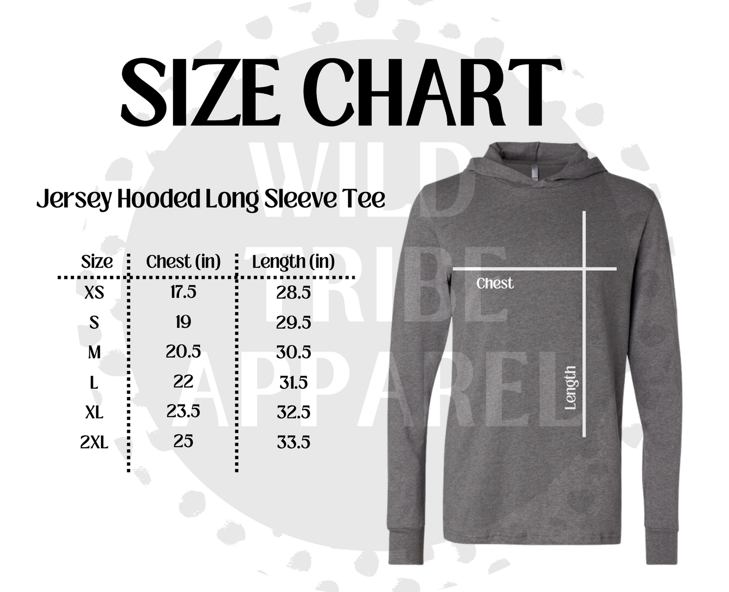 Jersey Hooded Long Sleeve Tee | Unisex