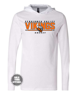 Ice Hockey Hooded Long-Sleeves