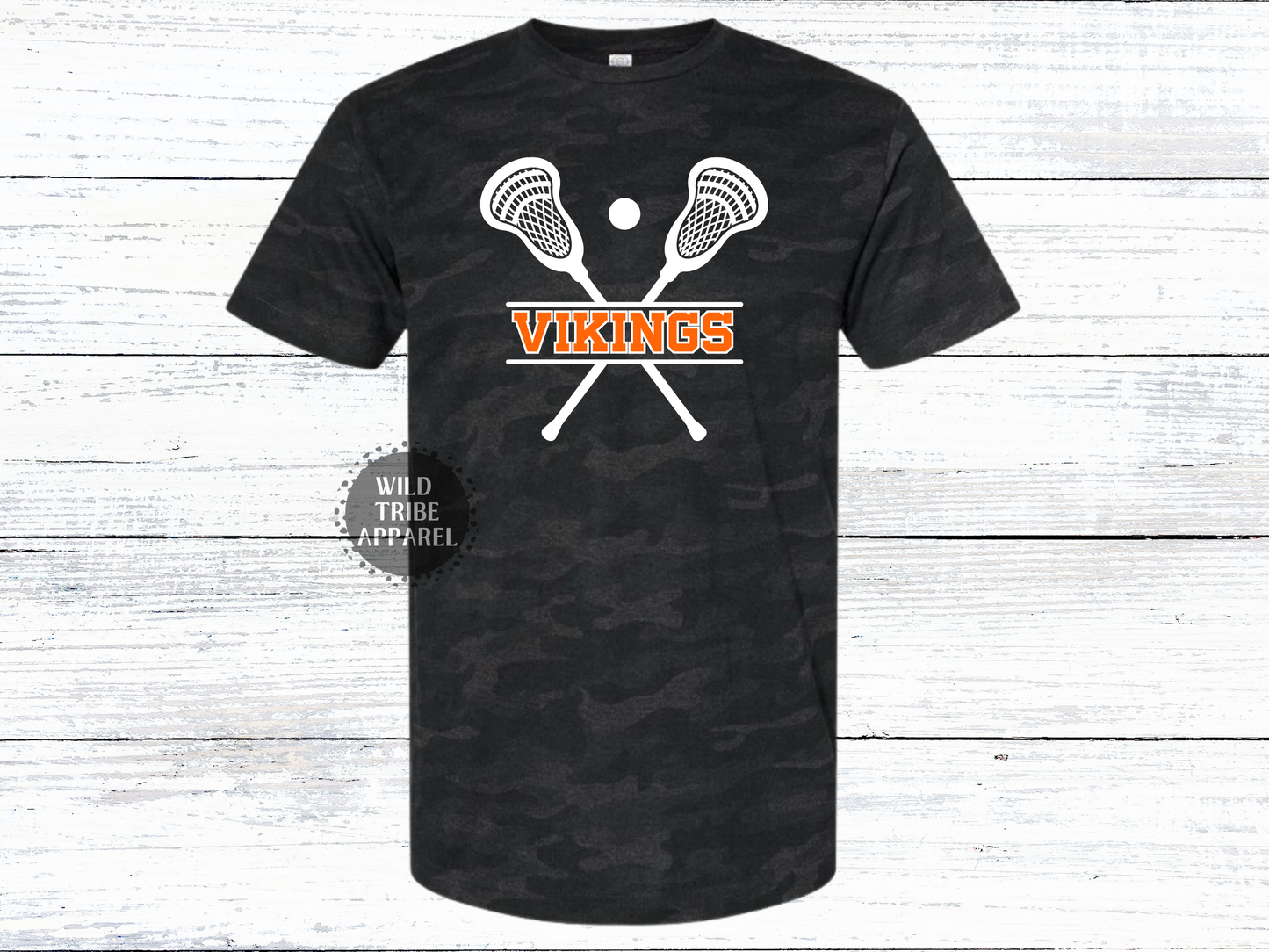 Vikings Lacrosse Tee | Storm Camo
