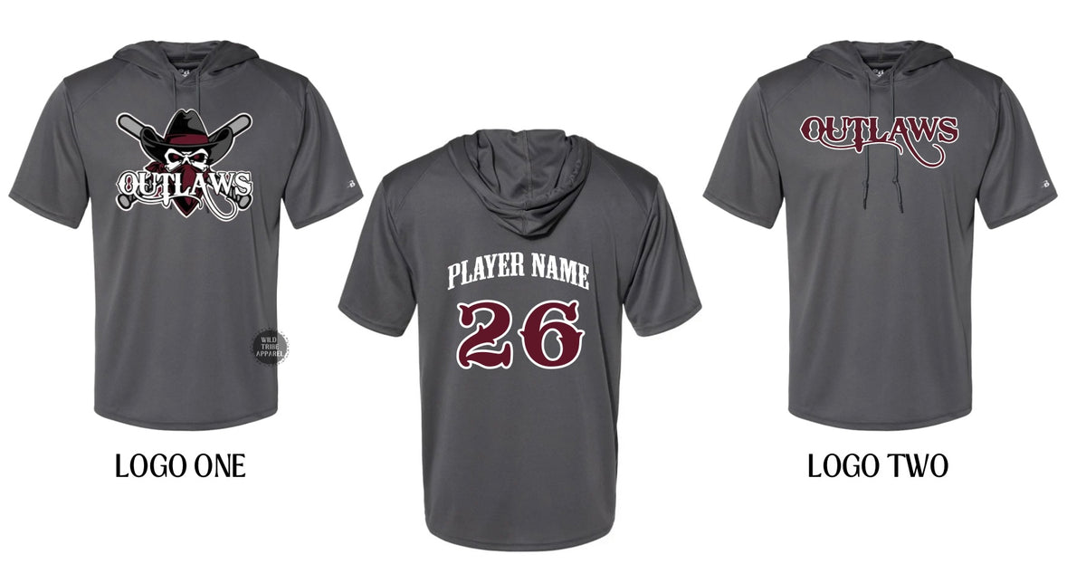 Outlaws Dri-Fit Hooded Tee’s