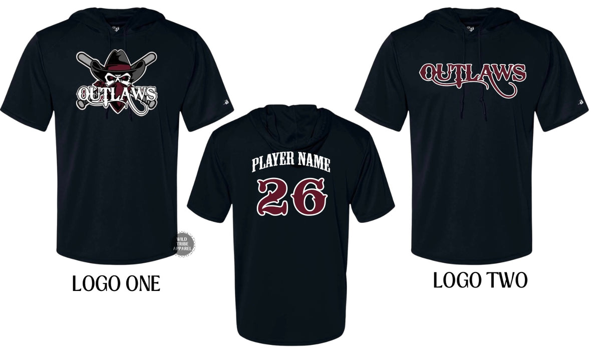 Outlaws Dri-Fit Hooded Tee’s