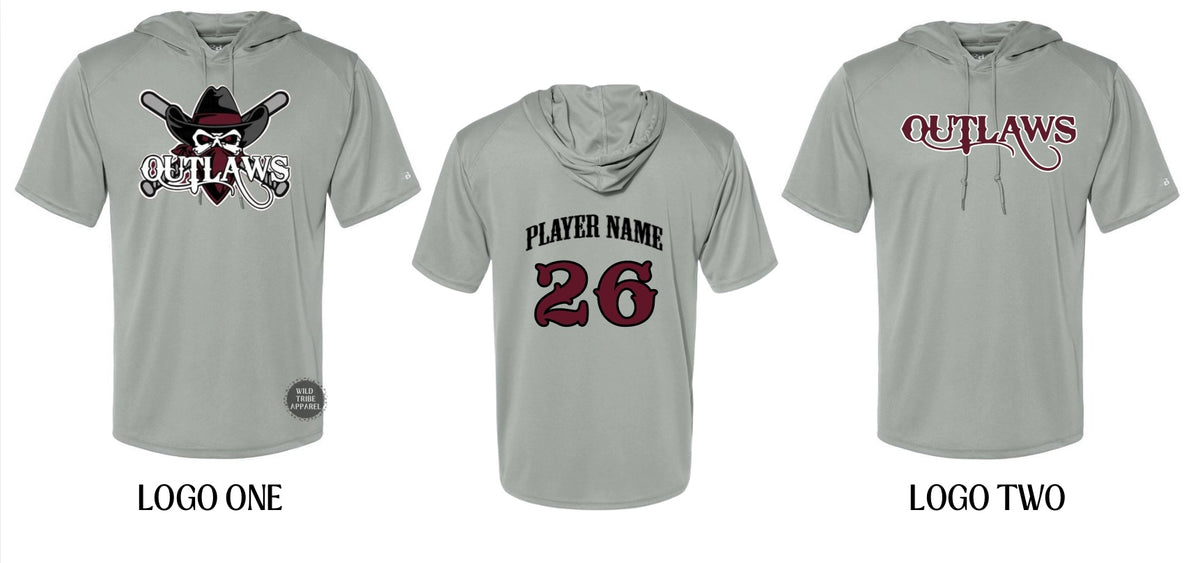 Outlaws Dri-Fit Hooded Tee’s