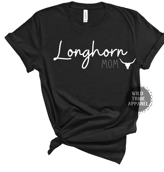 Longhorn Mom Tee/Tank