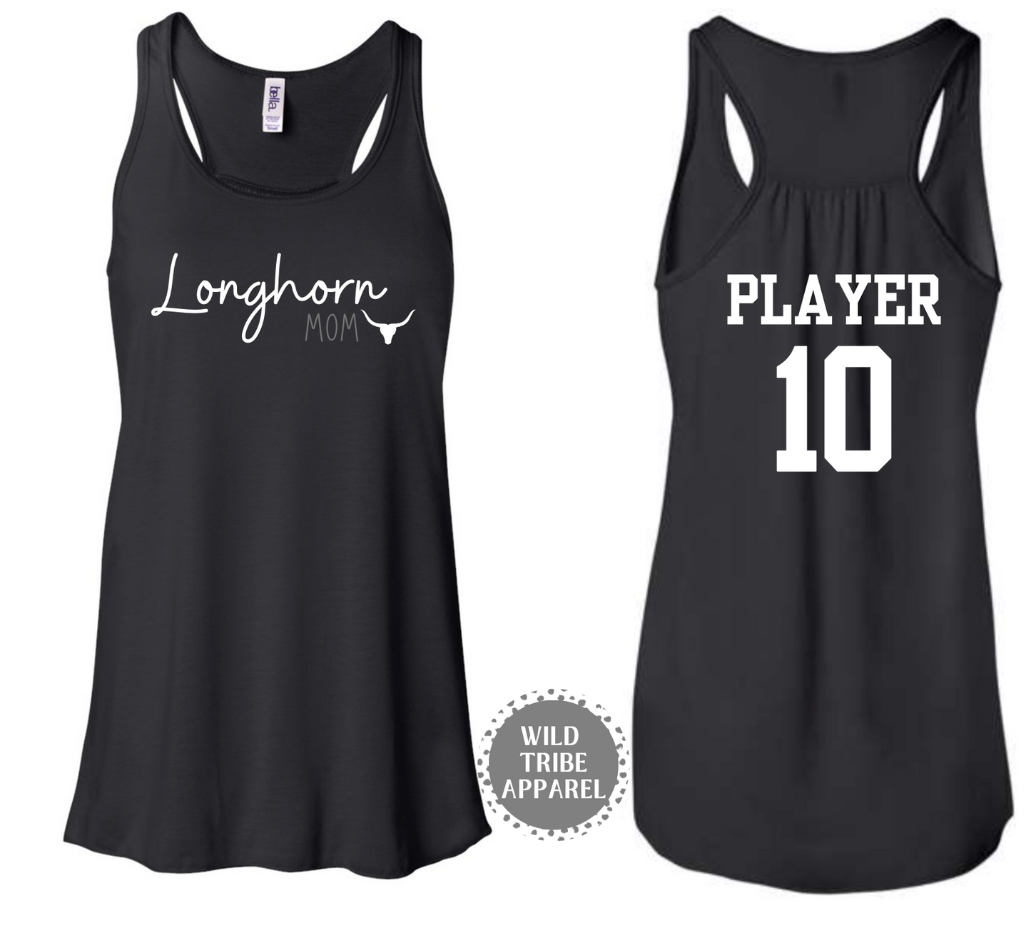 Longhorn Mom Tee/Tank