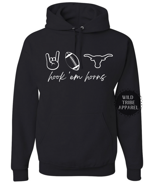 Hock em' Horns Hoodie