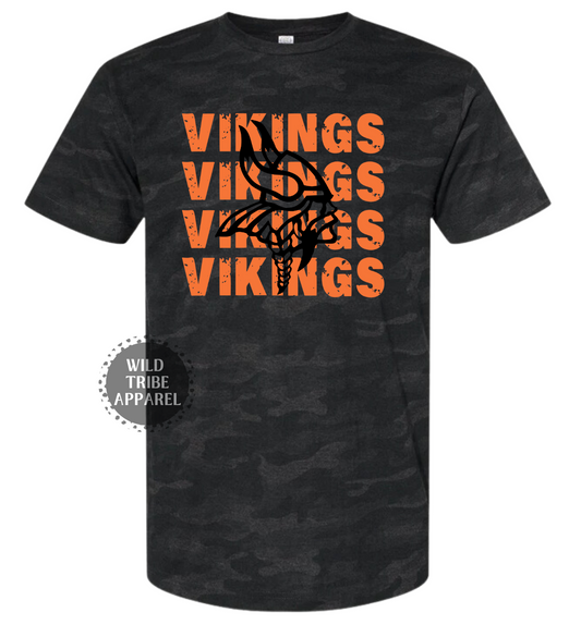 Stacked Vikings Tee