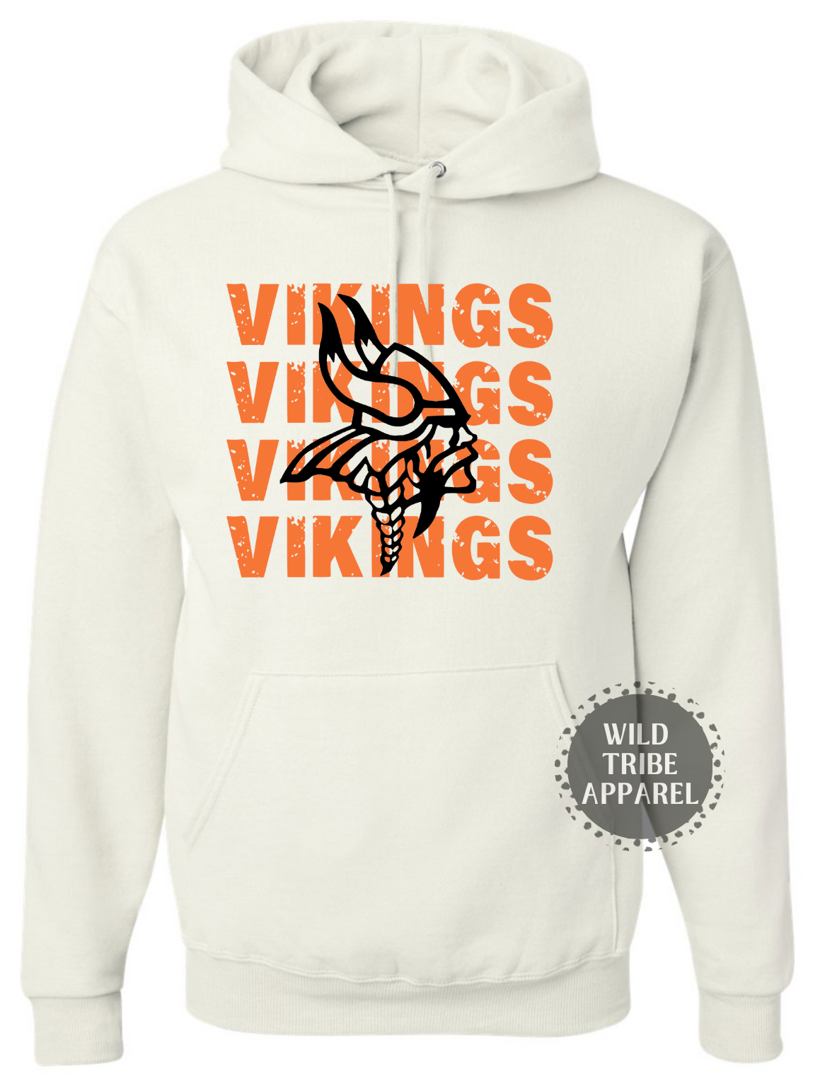 Vikings Stacked Hoodie