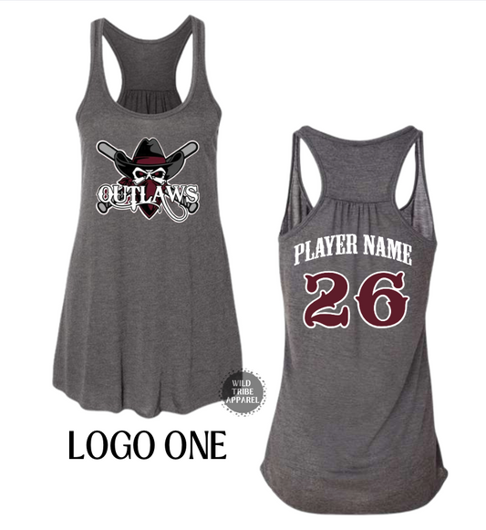 Womens Flowy Racerback Tank