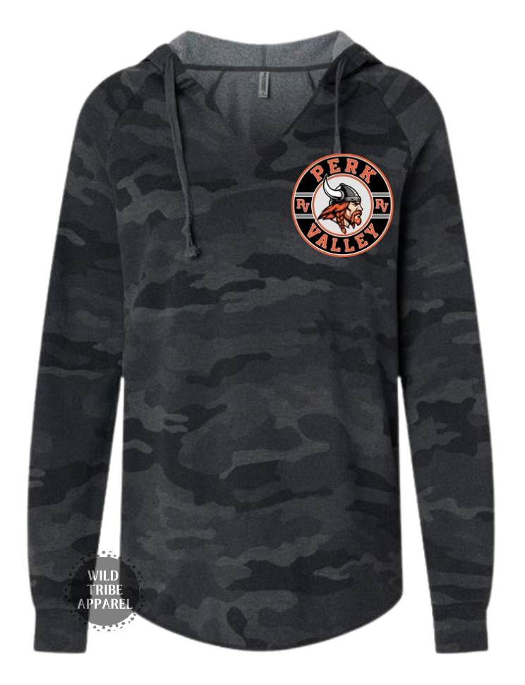 Women's Lightweight California Wave Hooded Sweatshirt