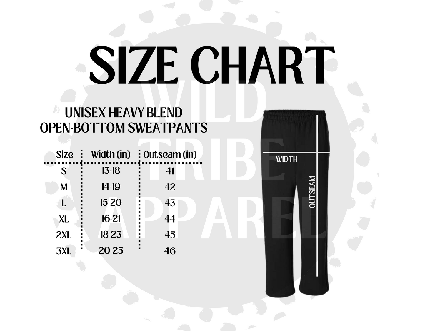 Open Bottom Sweatpants