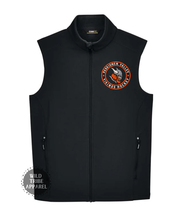 Ice Hockey Fleece Vest | Embroidered
