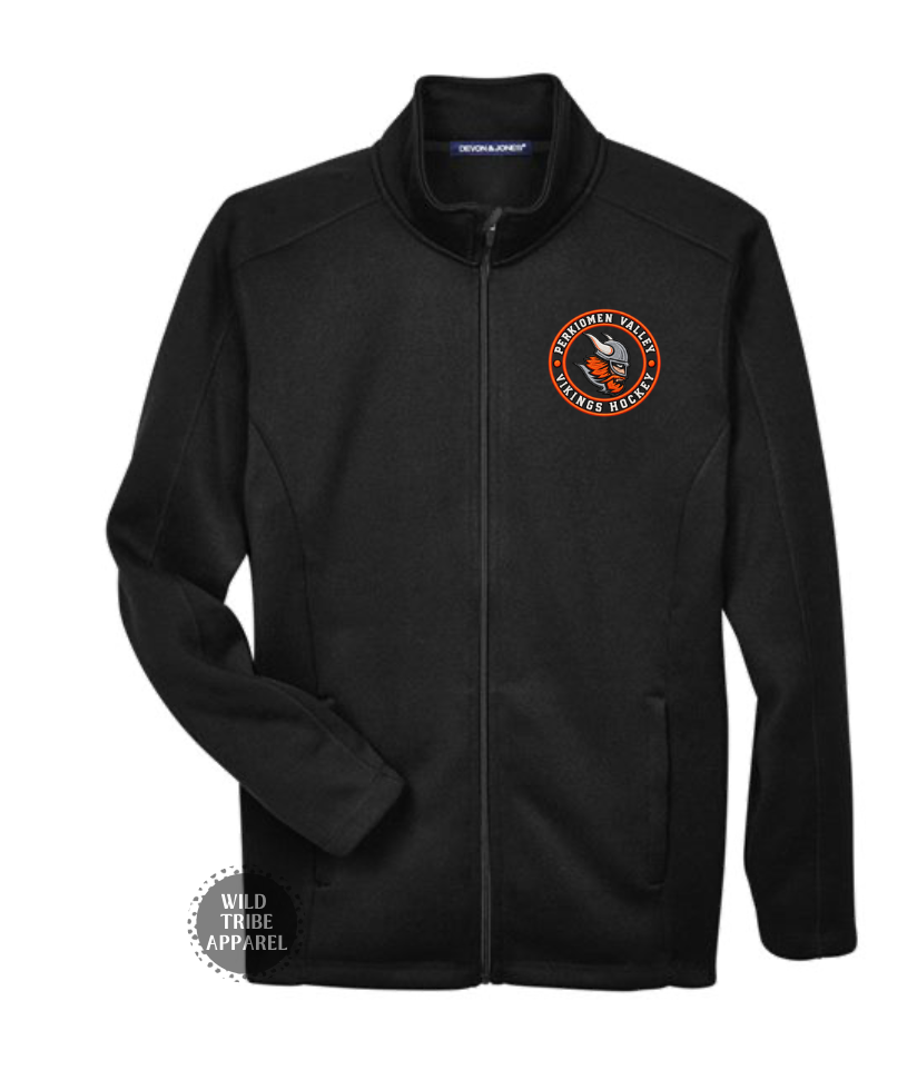 Ice Hockey Fleece Jacket | Embroidered