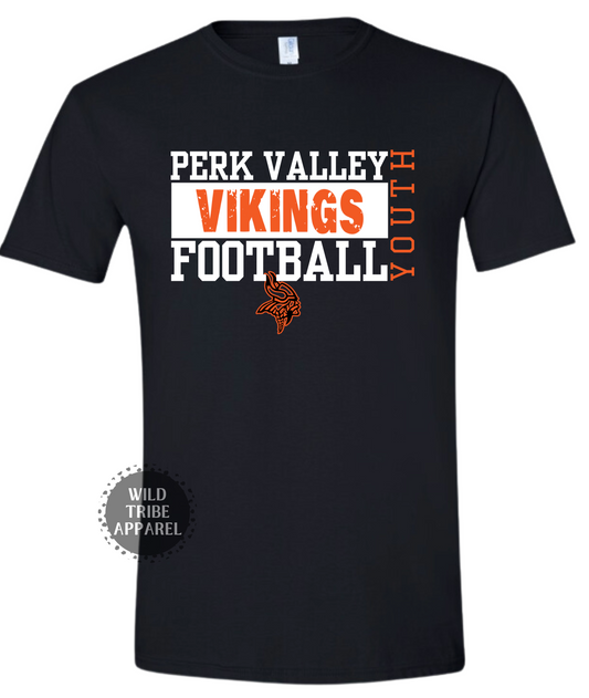 PV Vikings YOUTH Football Tee