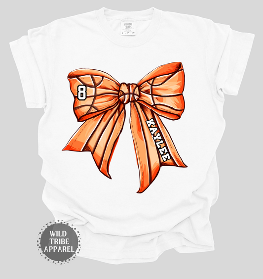 Basketball Bow Tee | COMFORT COLORS