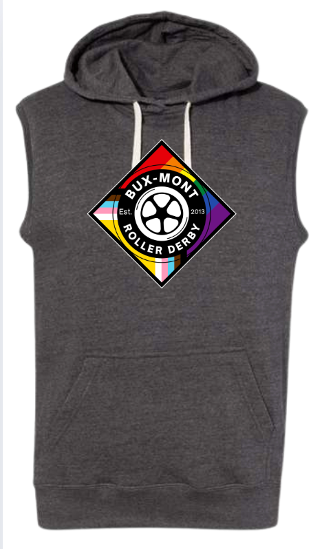 Bux-mont Roller Derby Pride Logo