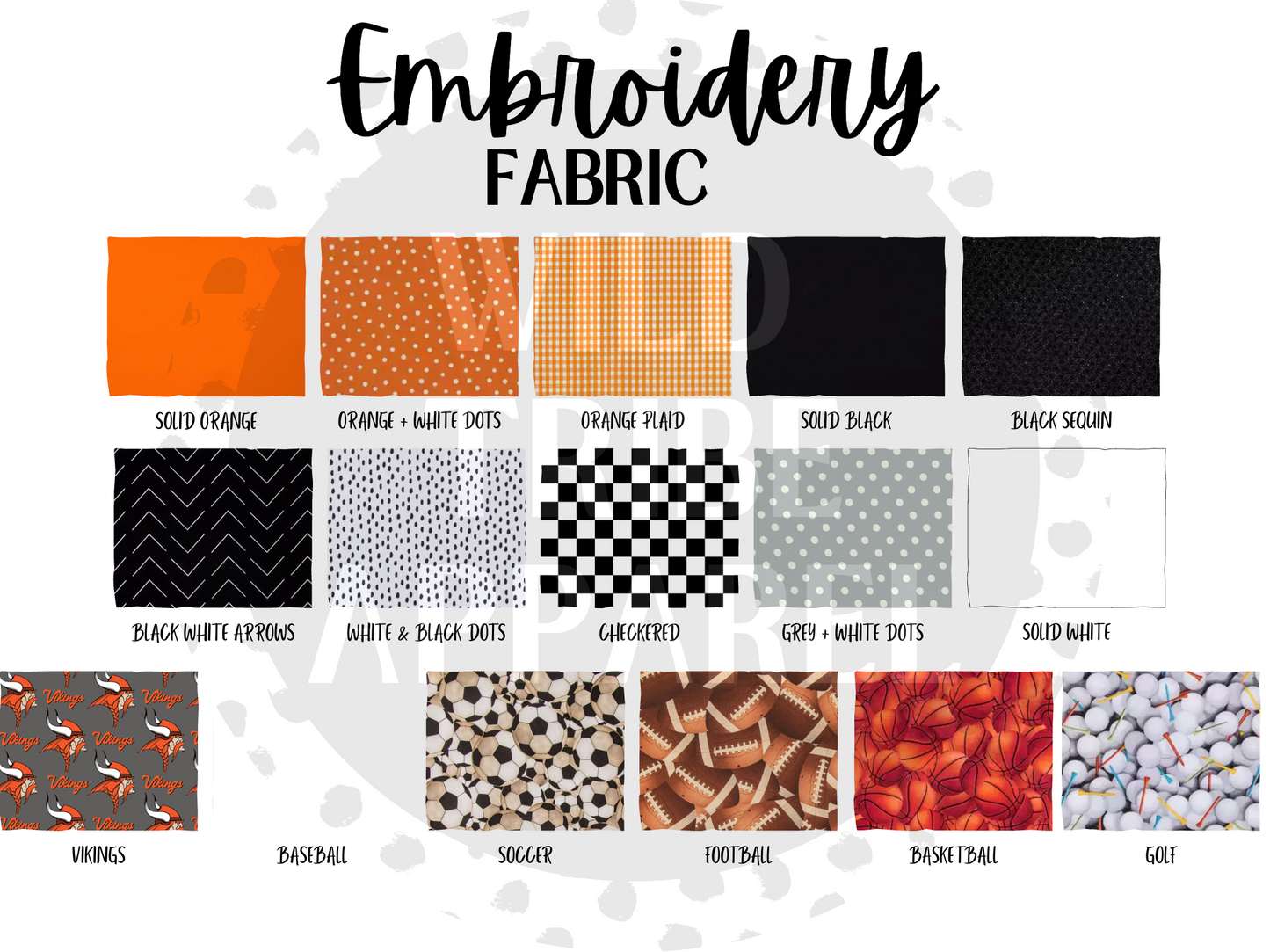 Vikings Embroidered Appliqué Crewneck with Bean Stitch