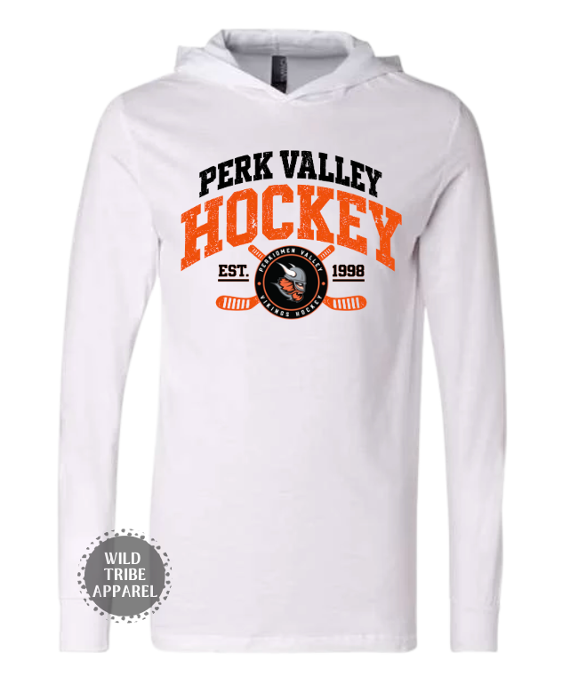 Ice Hockey Hooded Long-Sleeves