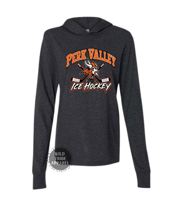 Ice Hockey Hooded Long-Sleeves