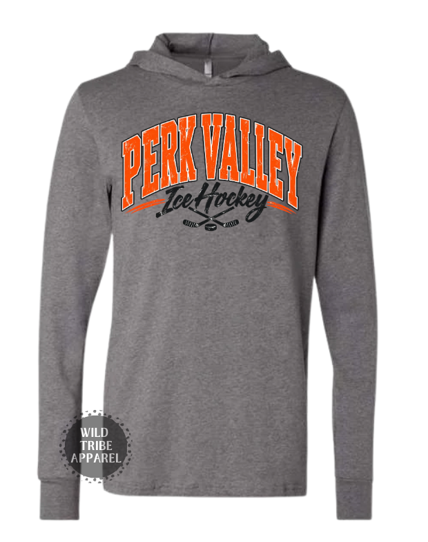 Ice Hockey Hooded Long-Sleeves